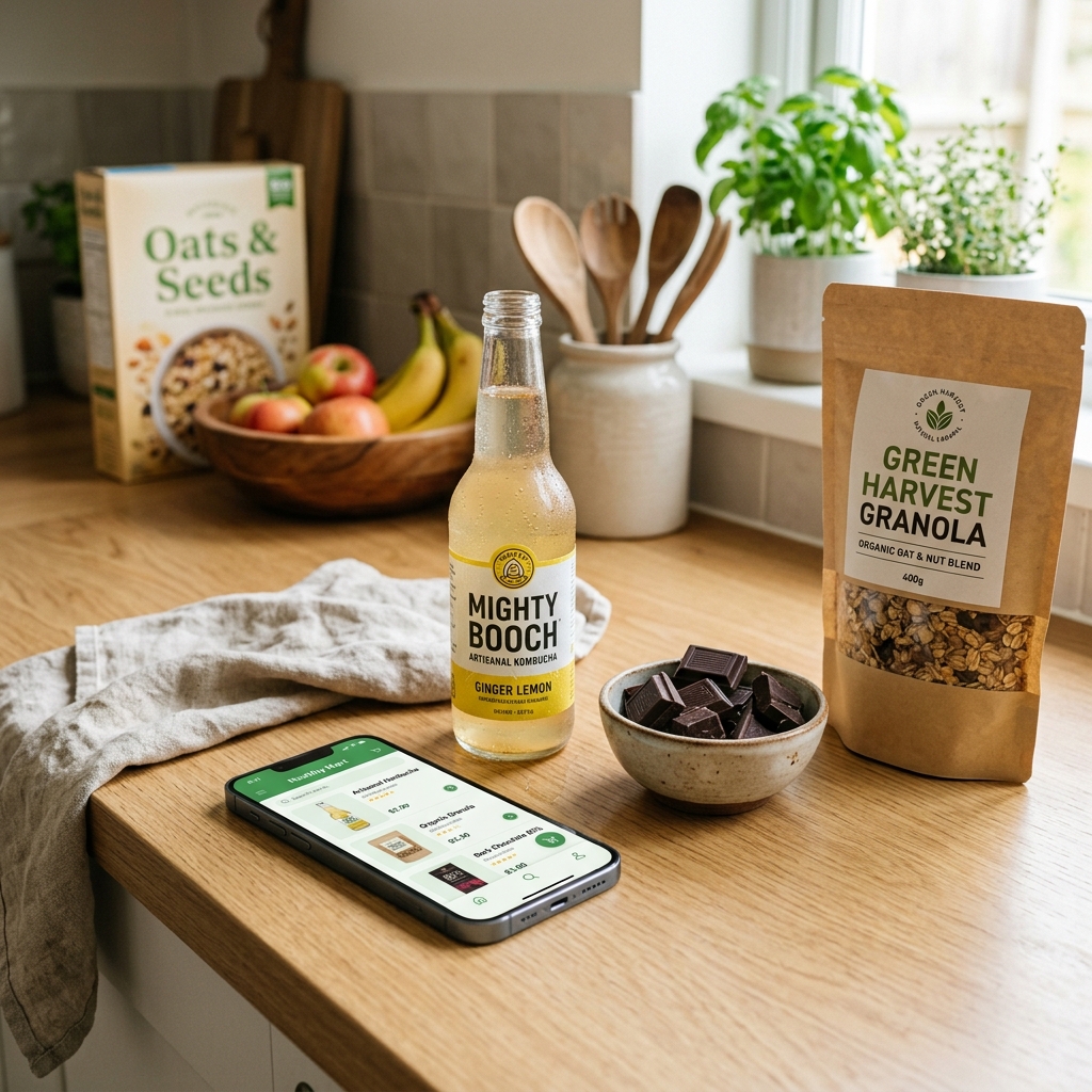 Healthy Mart App Mockup